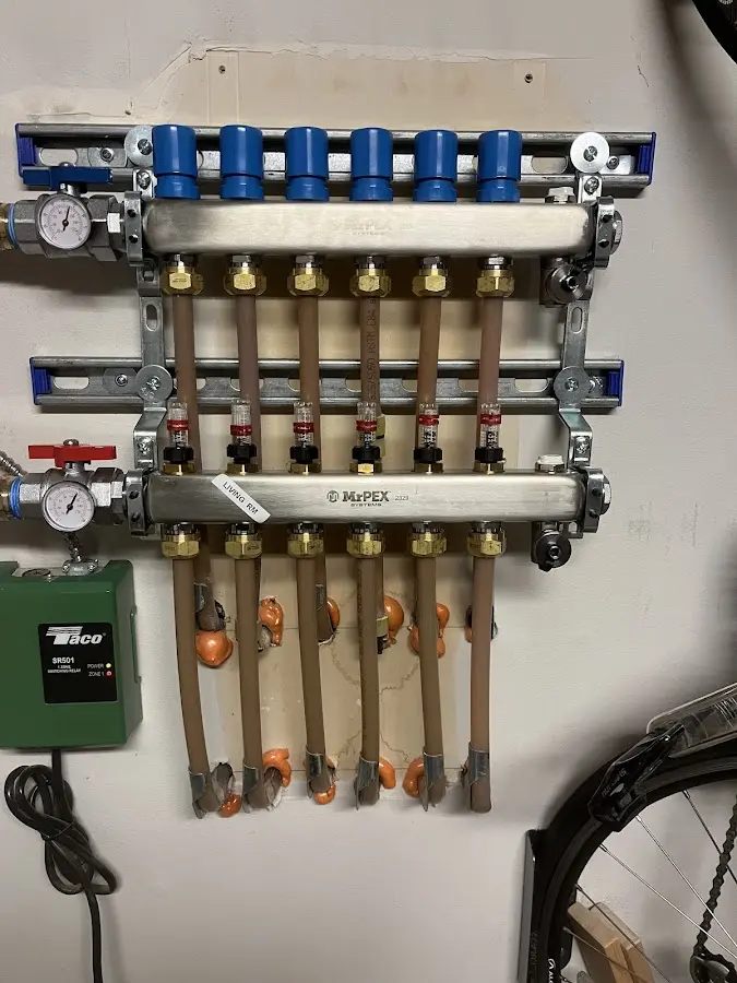 Plumber performing Leak Detection at a residential property in Takoma Park